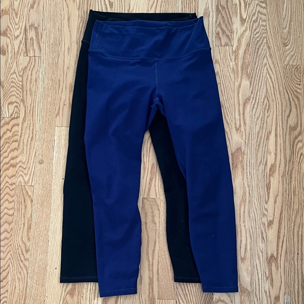 Navy and Black Leggings